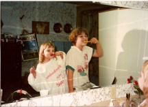 The importance of dental hygiene was "drilled" into my sister and I from birth.