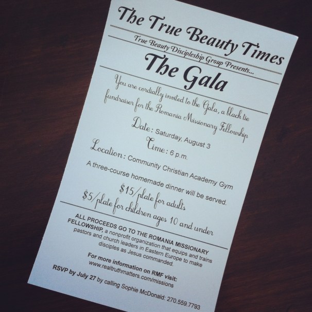 Romania Missionary Fellowship Fundraiser