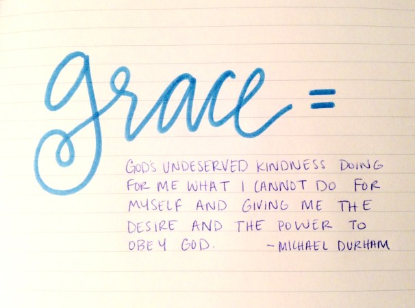 grace definition, michael durham