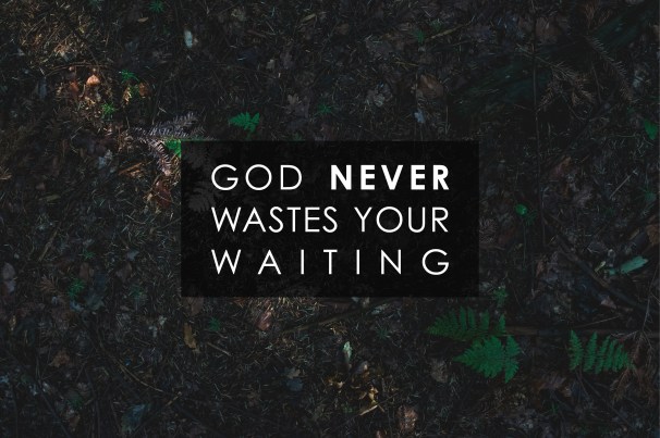 God never wastes your waiting.jpg